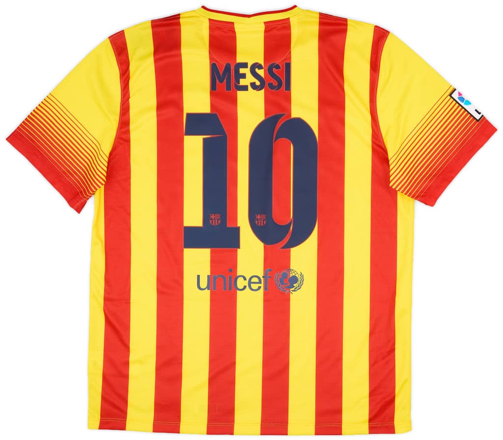 2013-15 Barcelona Away Shirt Messi #10 (XL)