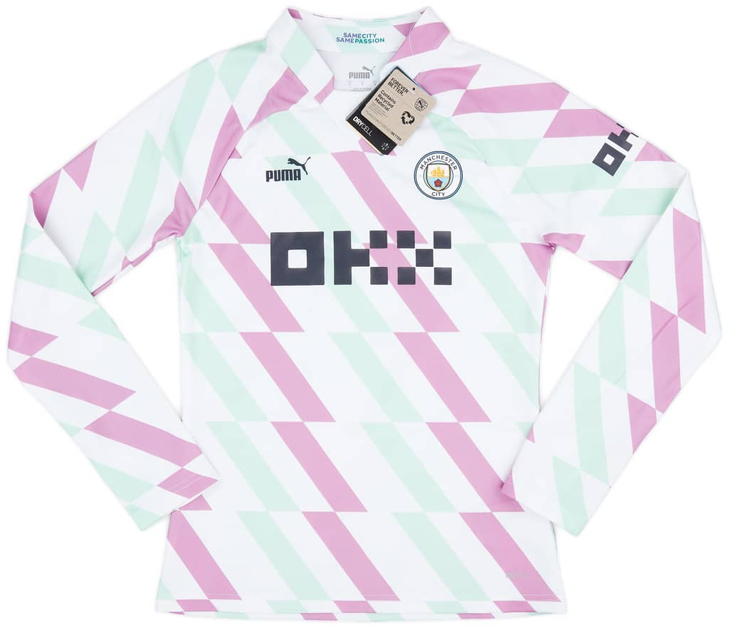 2022-23 Manchester City Puma Pre-Match Sweat Top (Women's L)