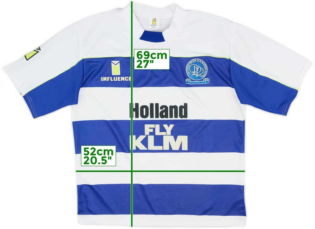 1989-90 QPR Home Shirt - 8/10 - (M)