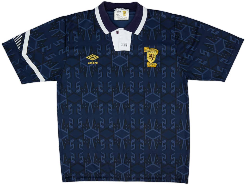 1991-94 Scotland Home Shirt - 8/10 - (M)