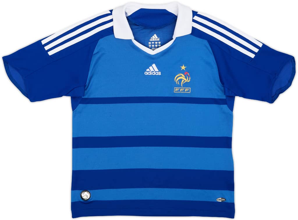 2008-09 France Home Shirt - 8/10 - (S.Boys)