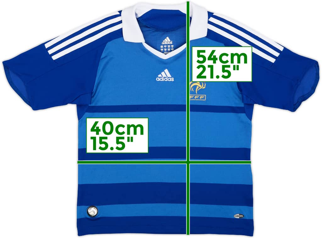 2008-09 France Home Shirt - 8/10 - (S.Boys)