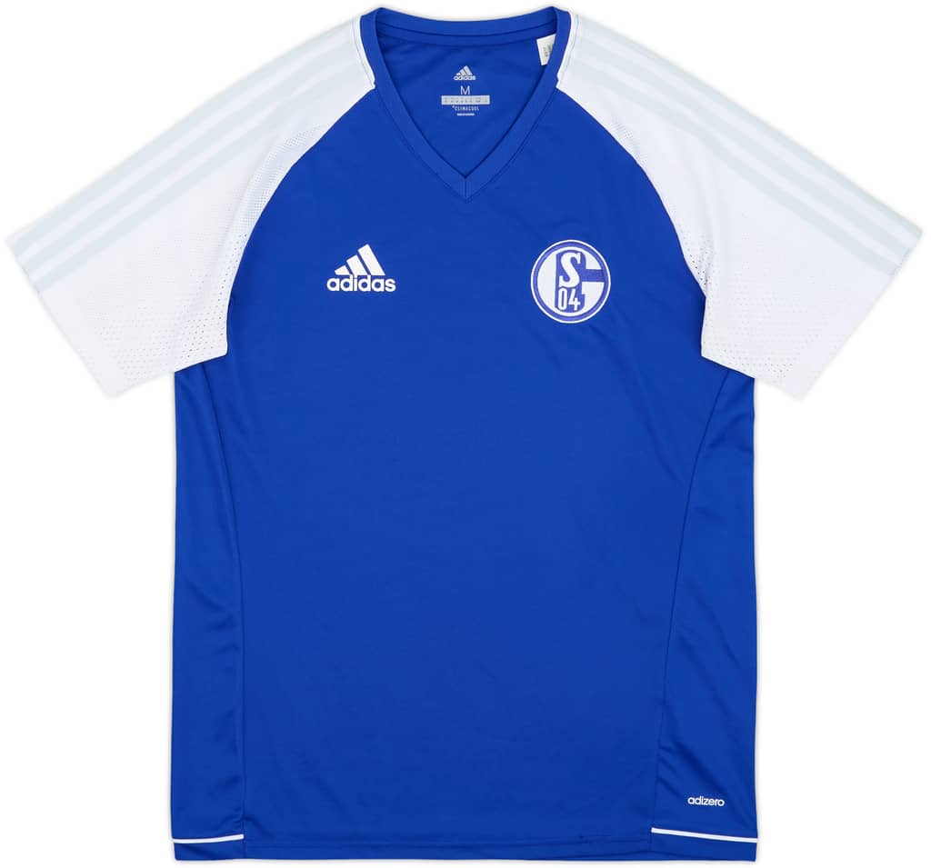 2017-18 Schalke adidas Training Shirt - 9/10 - (M)