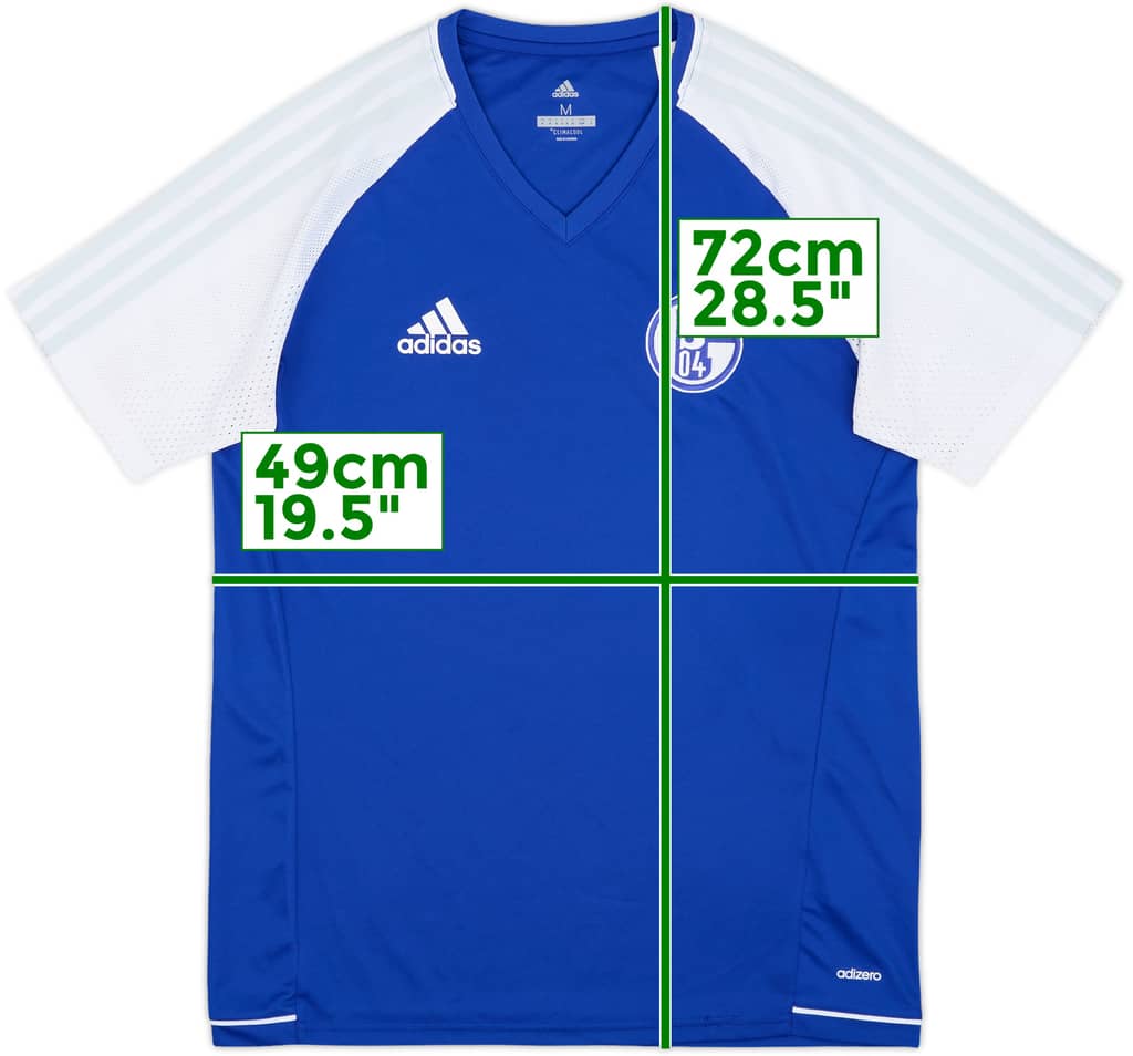 2017-18 Schalke adidas Training Shirt - 9/10 - (M)