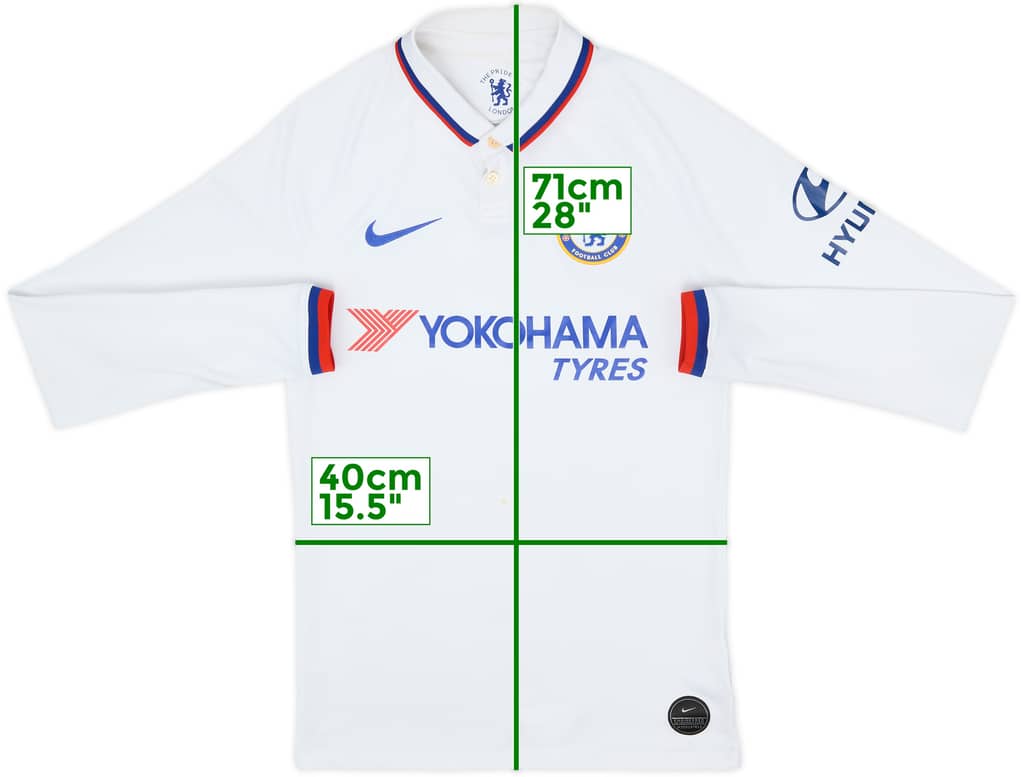 2019-20 Chelsea Away L/S Shirt - 5/10 - (XS)