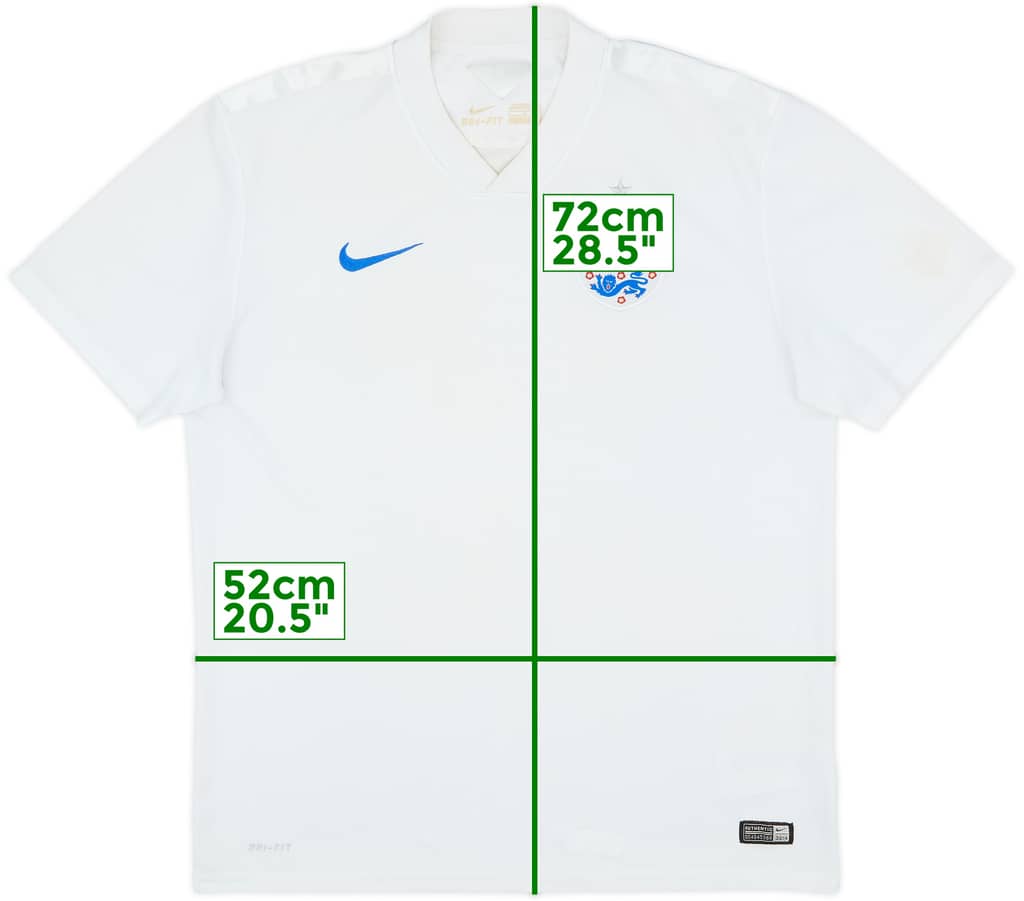 2014-15 England Home Shirt - 4/10 - (L)