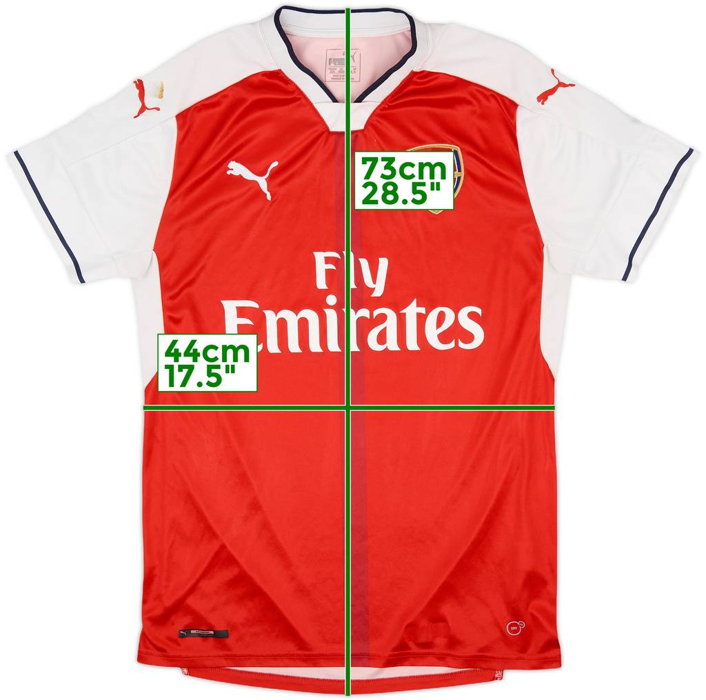 2016-17 Arsenal Home Shirt - 5/10 - (M)