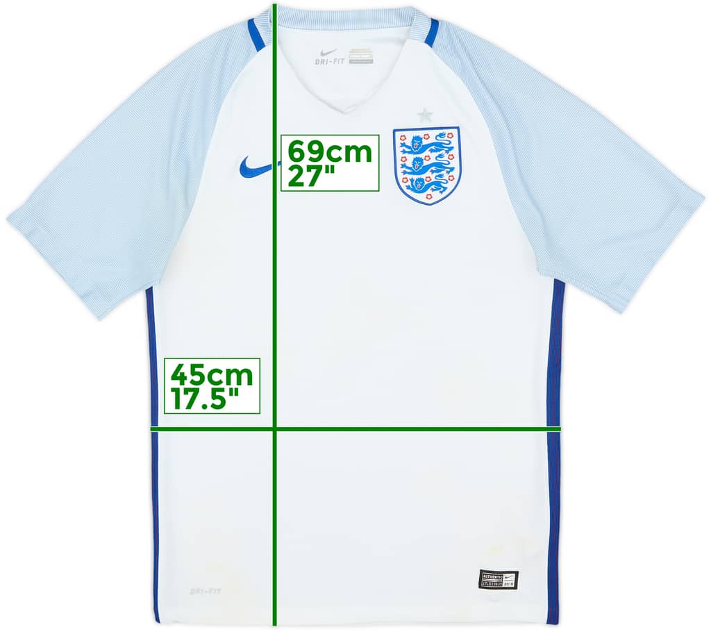 2016-17 England Home Shirt - 7/10 - (S)
