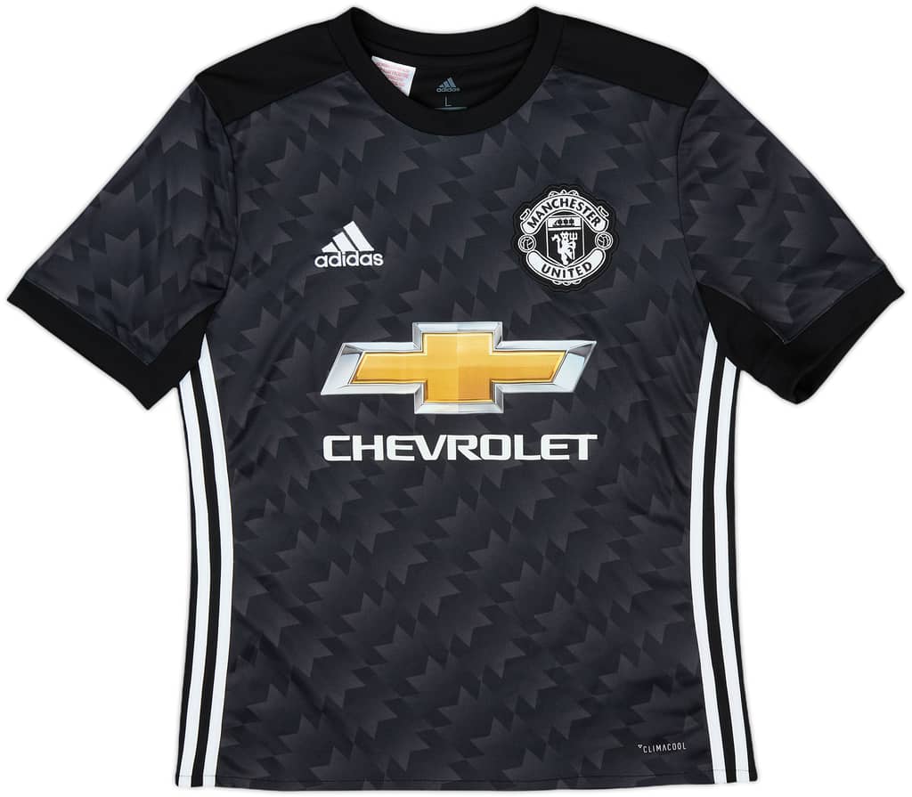 2017-18 Manchester United Away Shirt - 9/10 - (L.Boys)