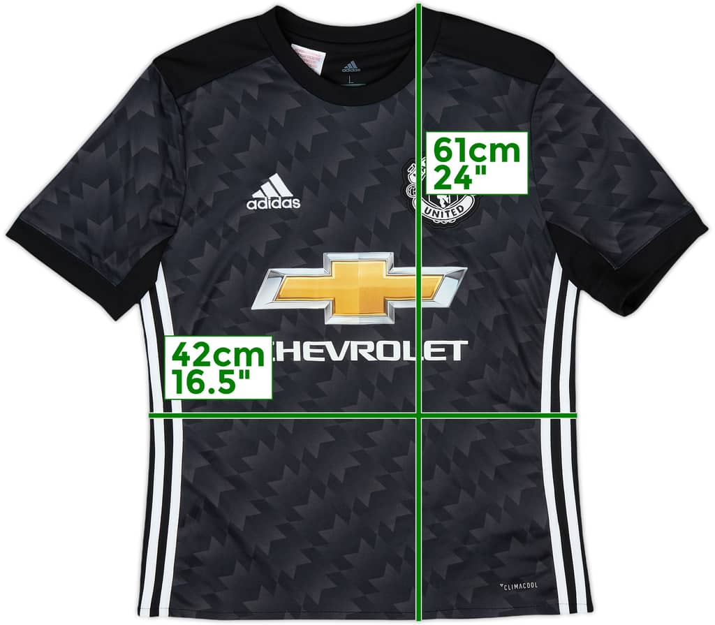 2017-18 Manchester United Away Shirt - 9/10 - (L.Boys)