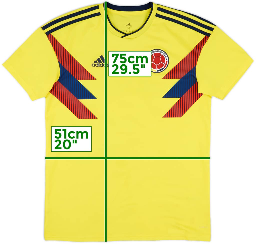 2018-19 Colombia Home Shirt - 7/10 - (M)