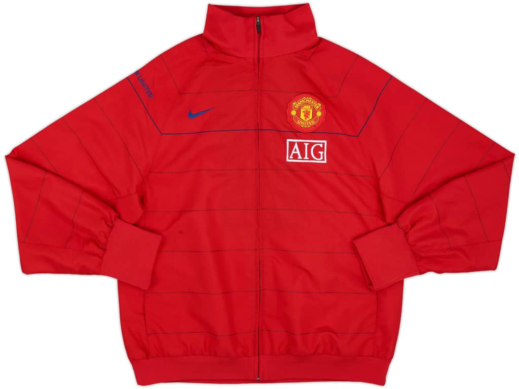 2008-09 Manchester United Nike Track Jacket - 8/10 - (M)