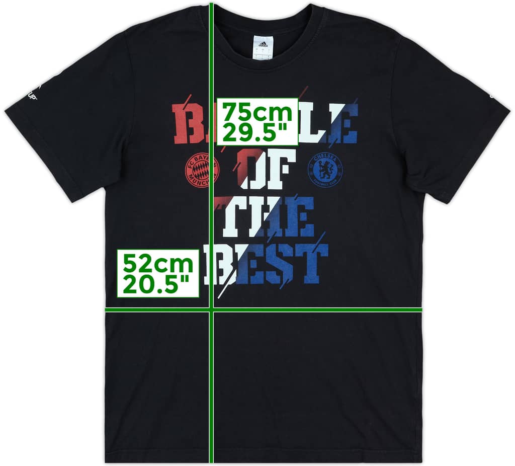 2013 adidas Uefa Supercup Final Graphic Tee - 8/10 - (L)