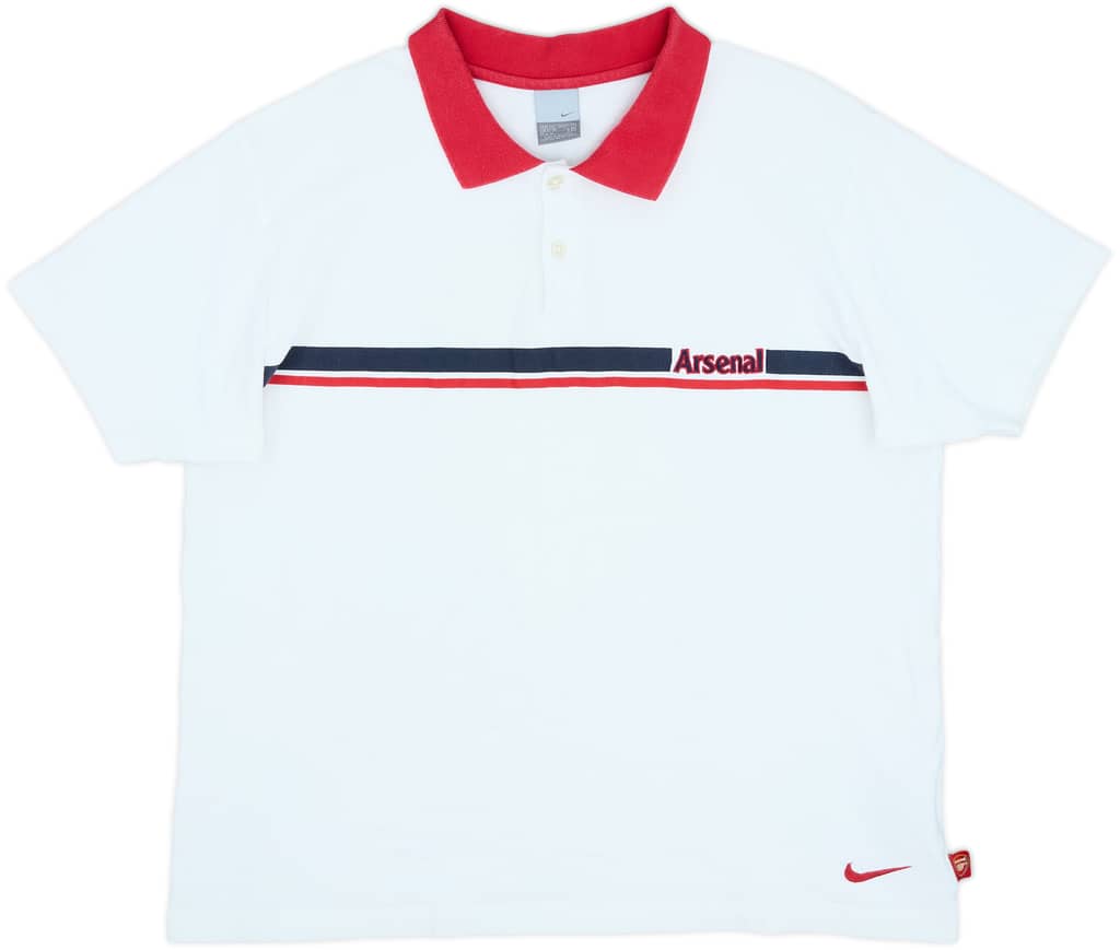 2005-06 Arsenal Nike Polo Shirt - 9/10 - (XXL)