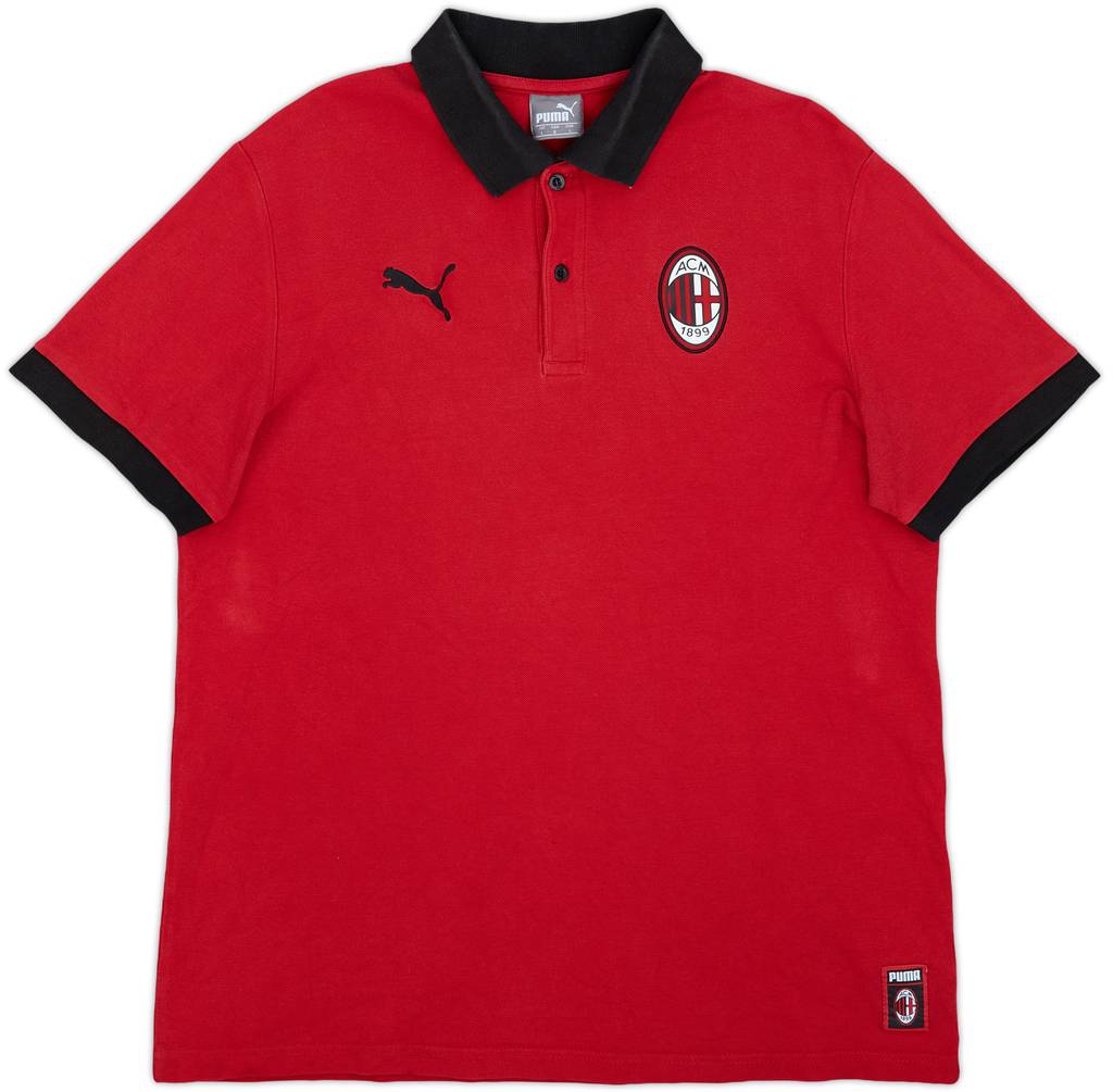 2018-19 AC Milan Puma Polo Shirt - 9/10 - (L)