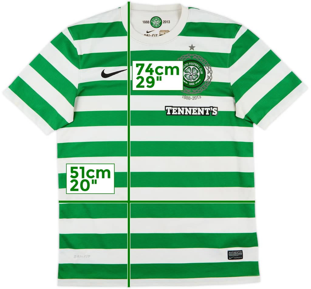 2012-13 Celtic '125th Anniversary' Home Shirt - 8/10 - (M)