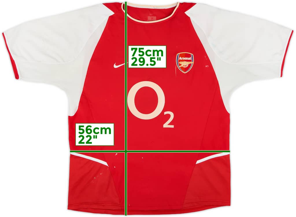 2002-04 Arsenal Home Shirt - 5/10 - (L)
