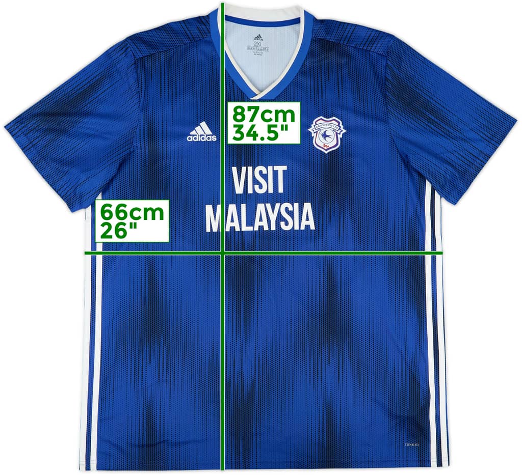 2019-20 Cardiff City Home Shirt - 8/10 - (XXL)