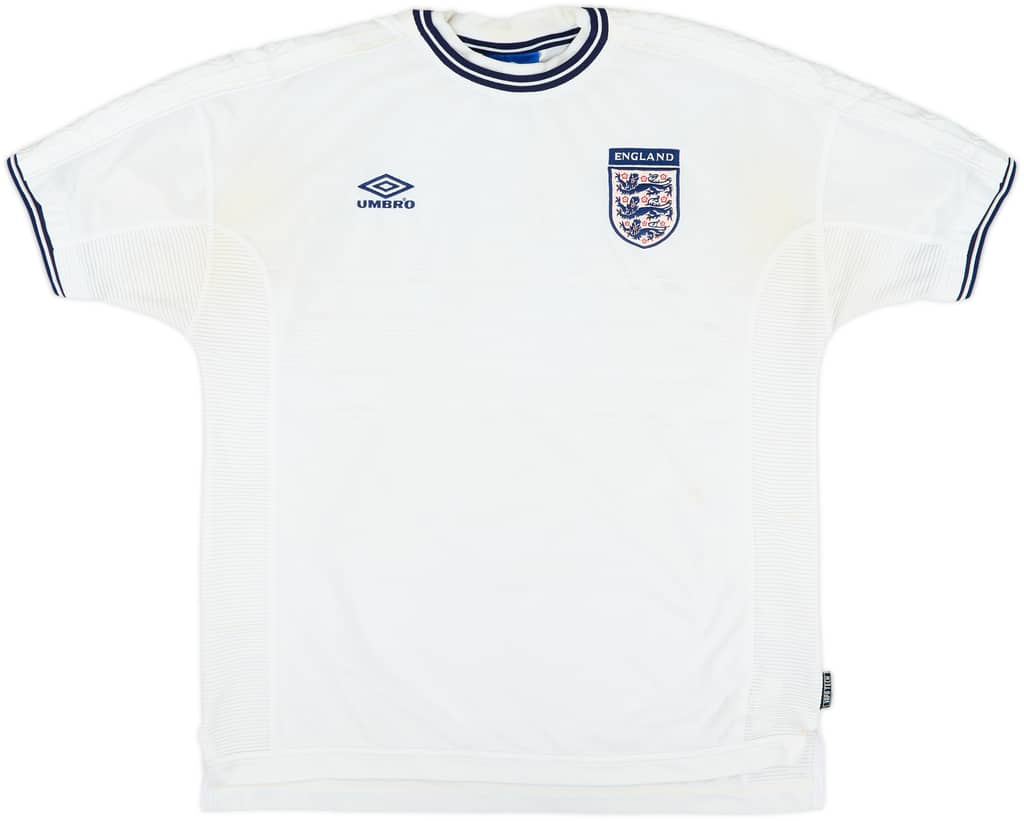 1999-01 England Home Shirt - 5/10 - (XL)