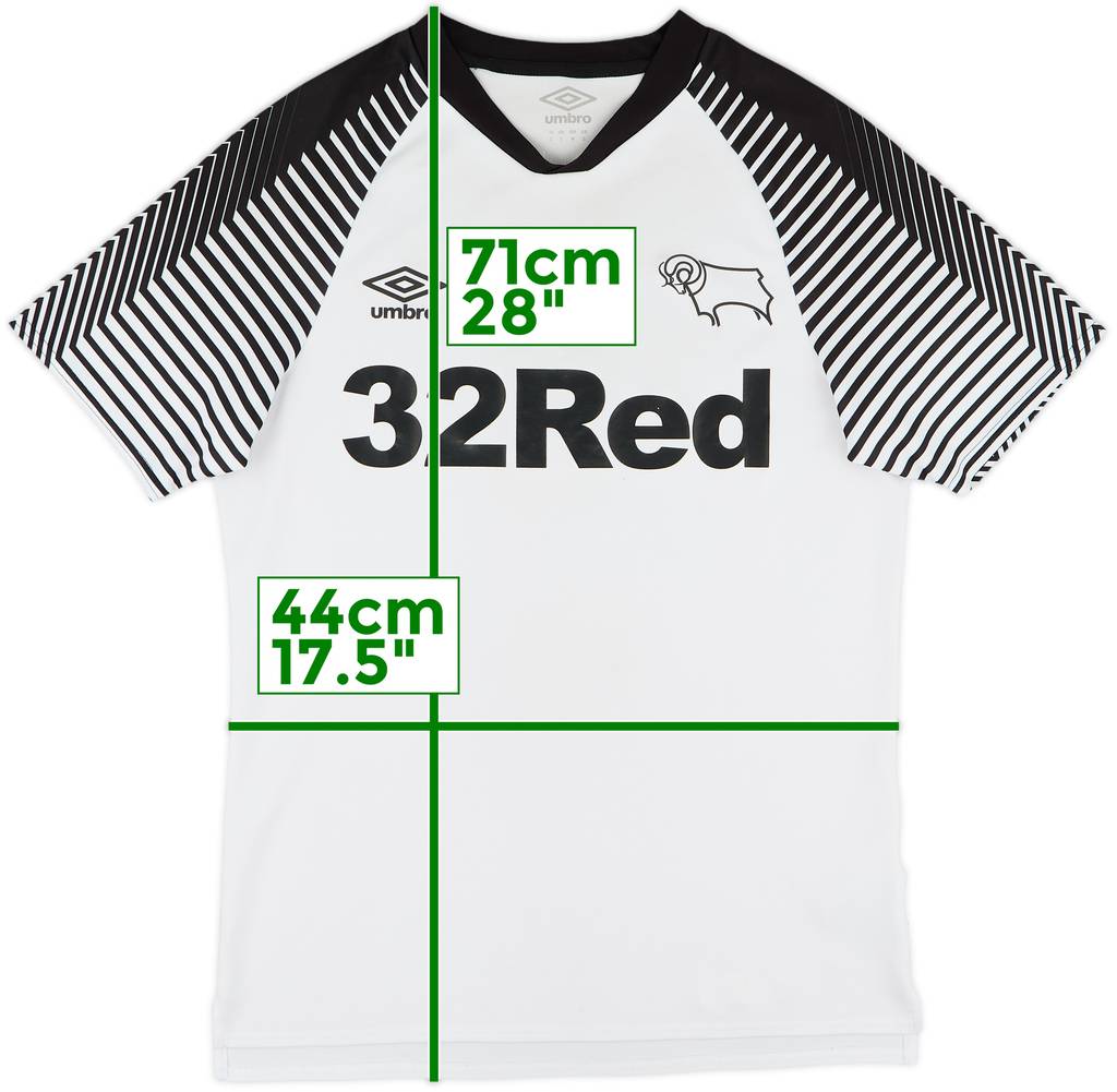2019-20 Derby County Home Shirt - 4/10 - (S)