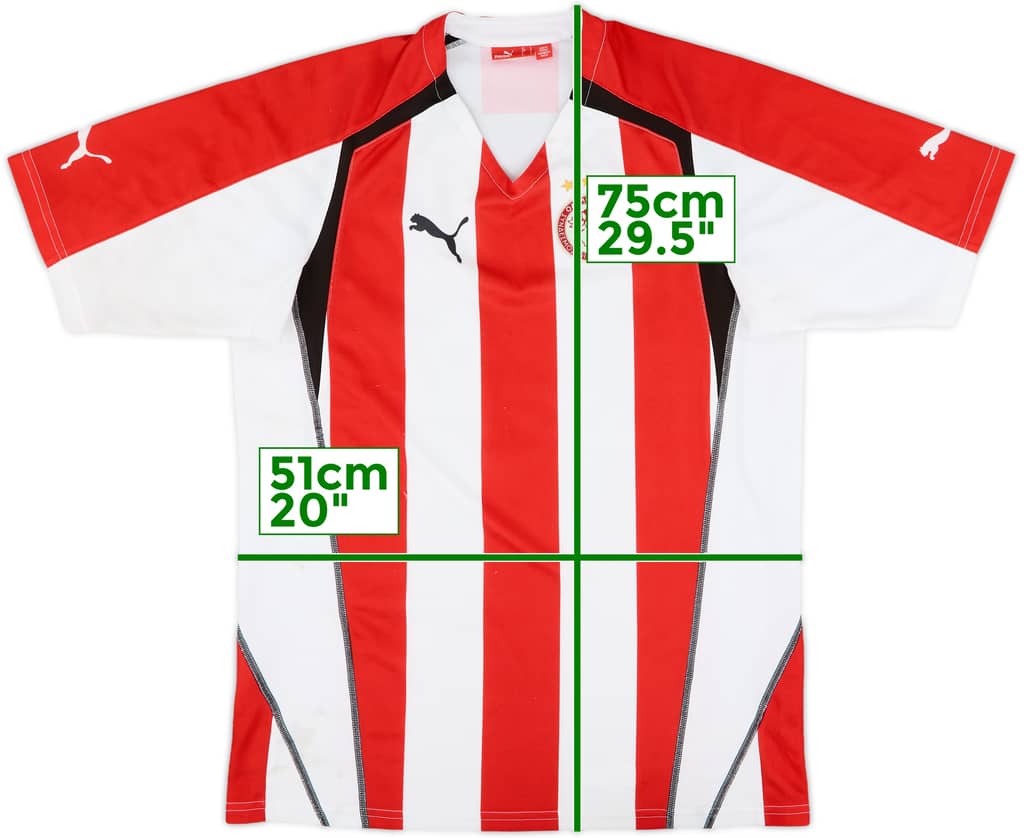 2005-06 Olympiakos Home Shirt - 7/10 - (L)