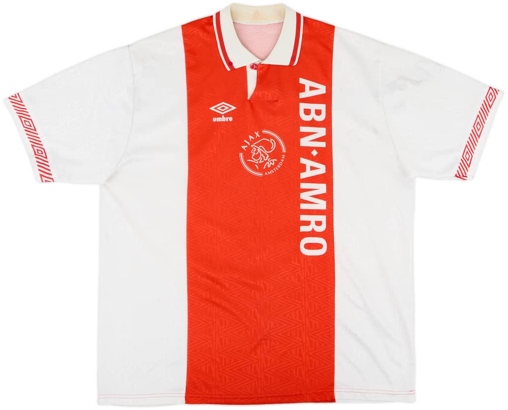 1991-93 Ajax Home Shirt - 6/10 - (XL)