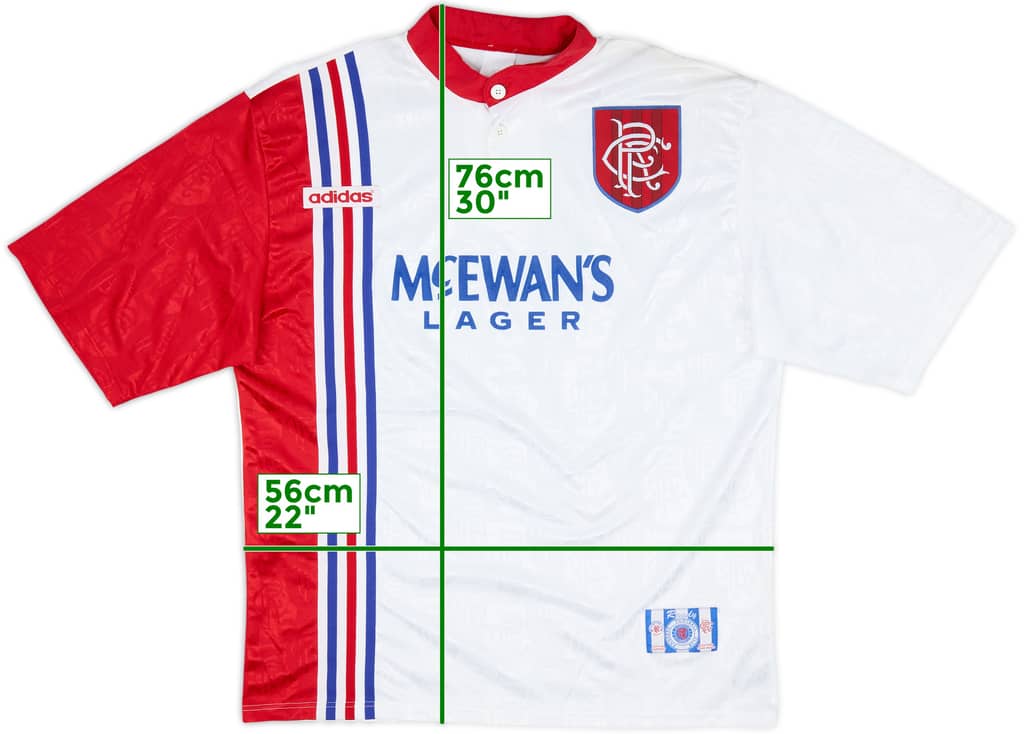 1996-97 Rangers Away Shirt - 9/10 - (XL)