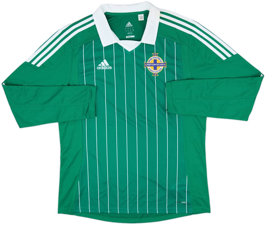 2012-13 Northern Ireland Home L/S Shirt - 9/10 - (L)