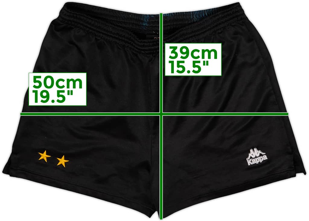 1995-97 Juventus Alternate Home Shorts - 9/10 - (M)