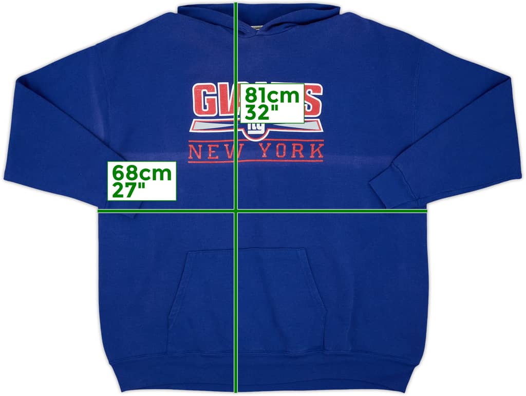 2006 New York Giants NFL Hooded Sweat Top - 6/10 - (XXL)