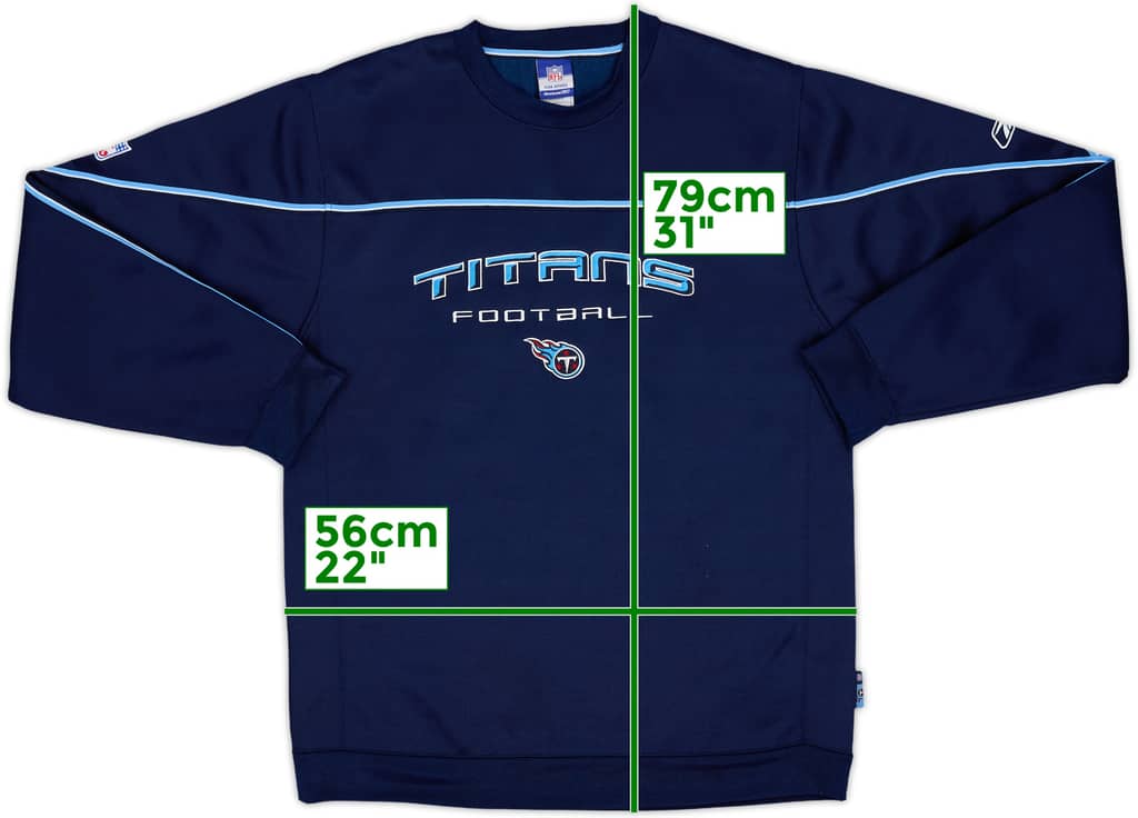 2005-06 Tennessee Titans Reebok Sweat Top - 9/10 - (M)