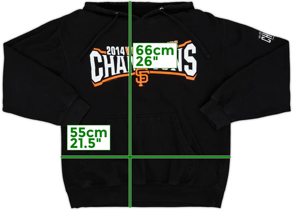 2014 San Francisco Giants World Series Champions MLB Hooded Sweat Top - 8/10 - (M)