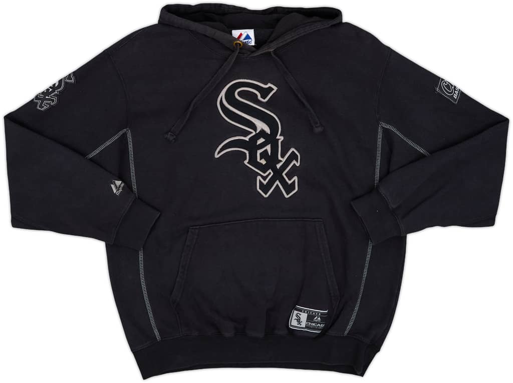 2000s Chicago White Sox Majestic Hooded Sweat Top - 5/10 - (M)