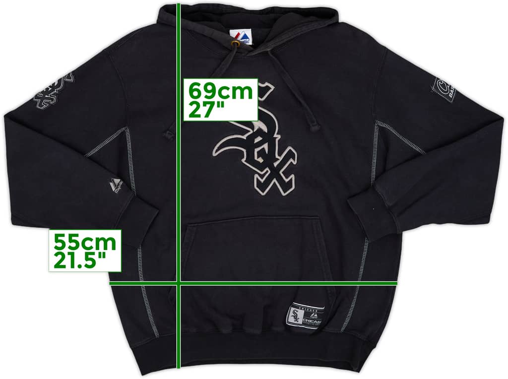 2000s Chicago White Sox Majestic Hooded Sweat Top - 5/10 - (M)