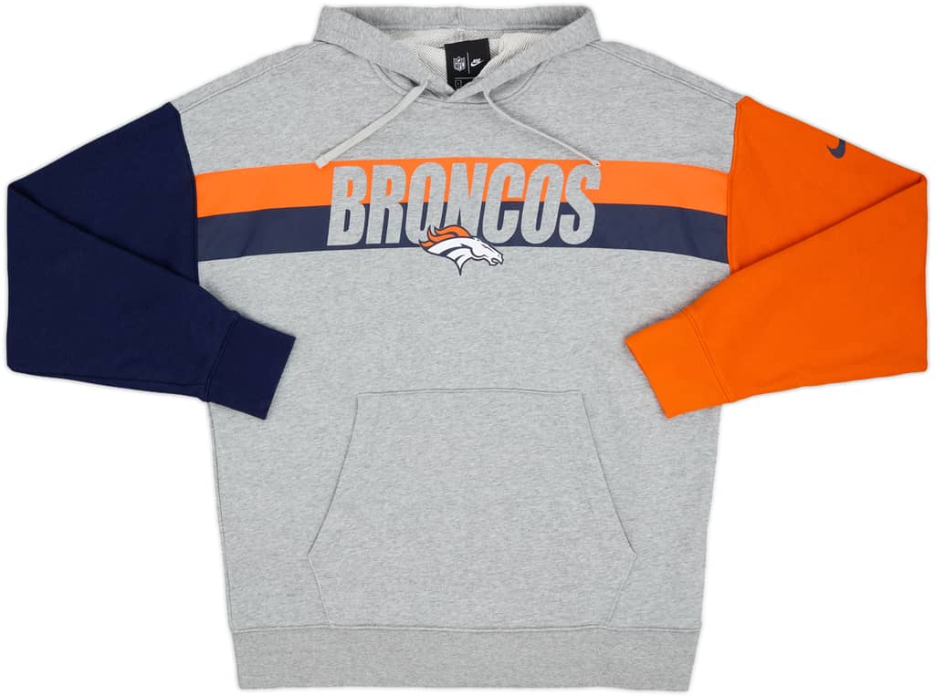 2020 Denver Broncos Nike Hooded Sweat Top - 9/10 - (L)