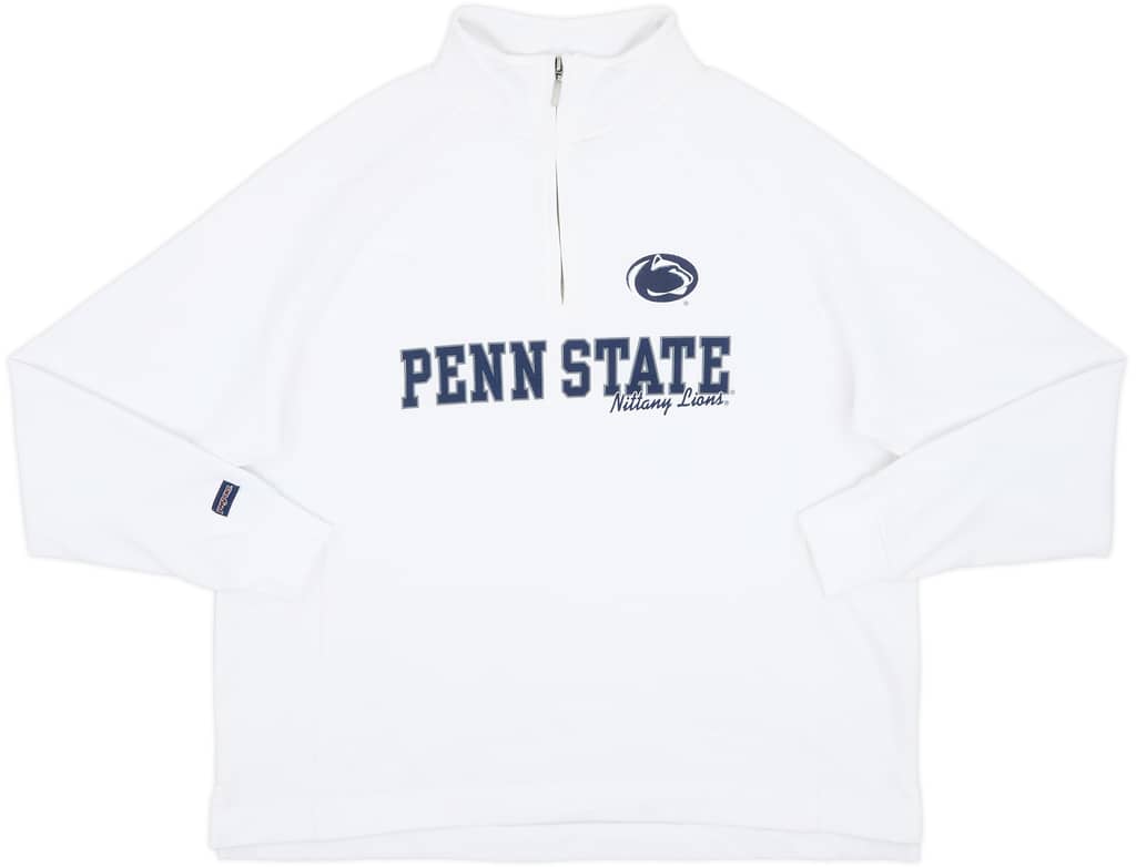 2000s Penn State Nittany Lions Jansport 1/4 Zip Sweat Top - 9/10 - (XXL)