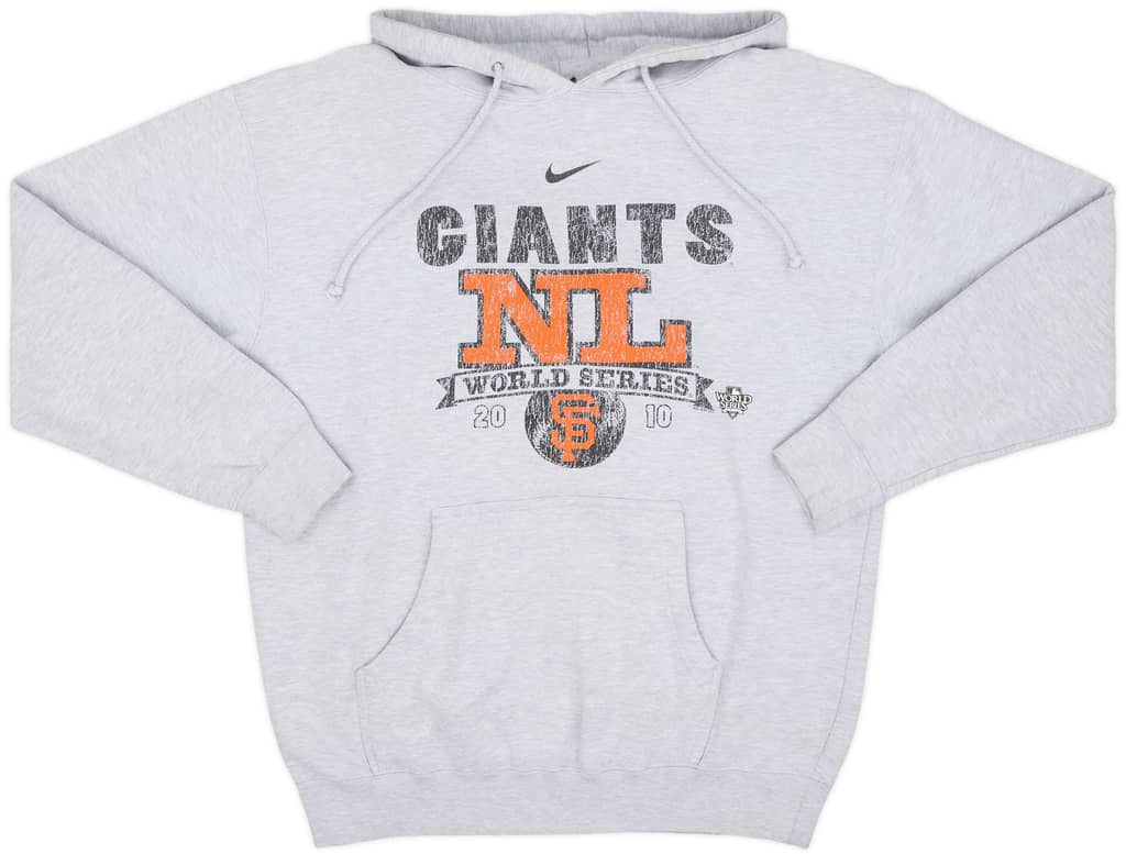 2010 San Francisco Giants World Series Nike Hooded Sweat Top - 5/10 - (L)
