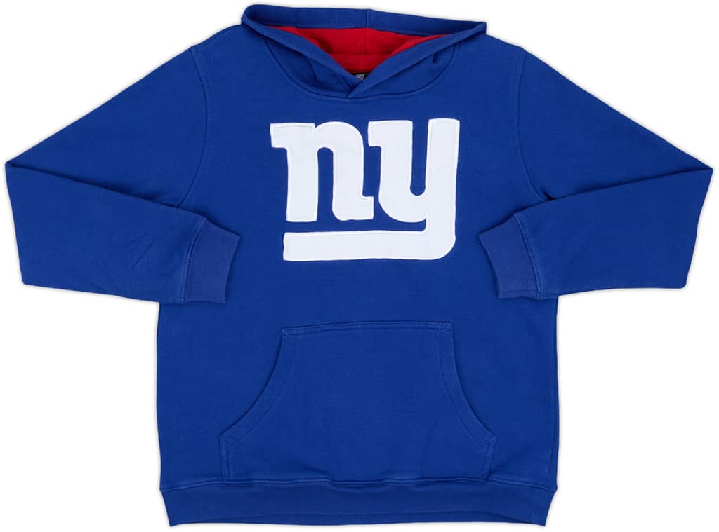 2008 New York Giants NFL Hooded Sweat Top - 8/10 - (L.Boys)