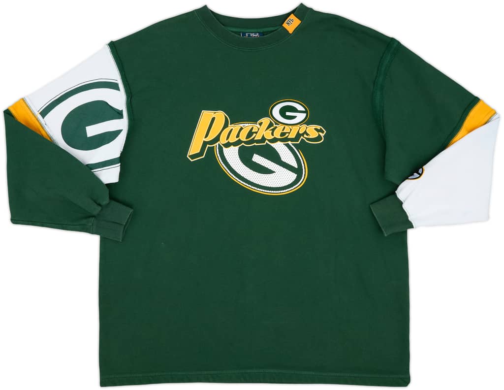 2005 Green Bay Packers No Huddle Sweat Top - 6/10 - (XXL)