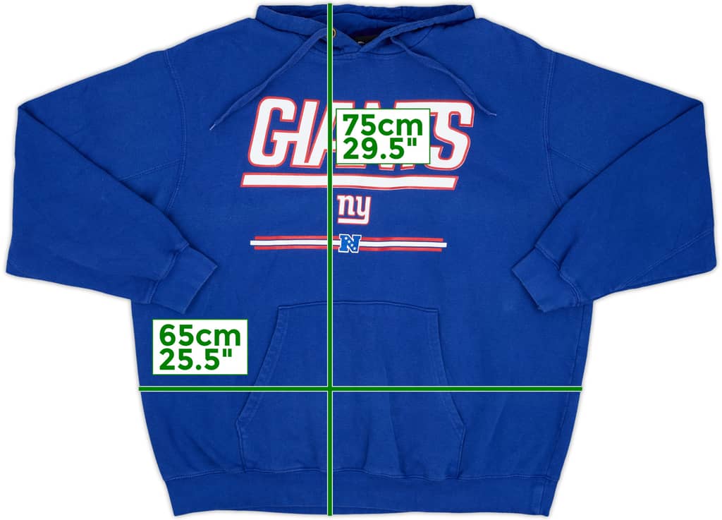 2008 New York Giants NFL Hooded Sweat Top - 7/10 - (XL)