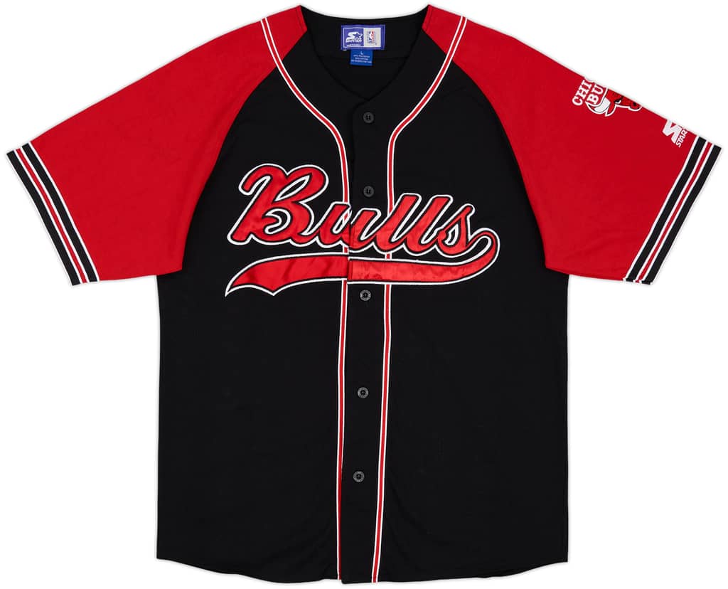 1990s Chicago Bulls Starter Baseball Jersey - 9/10 - (L)
