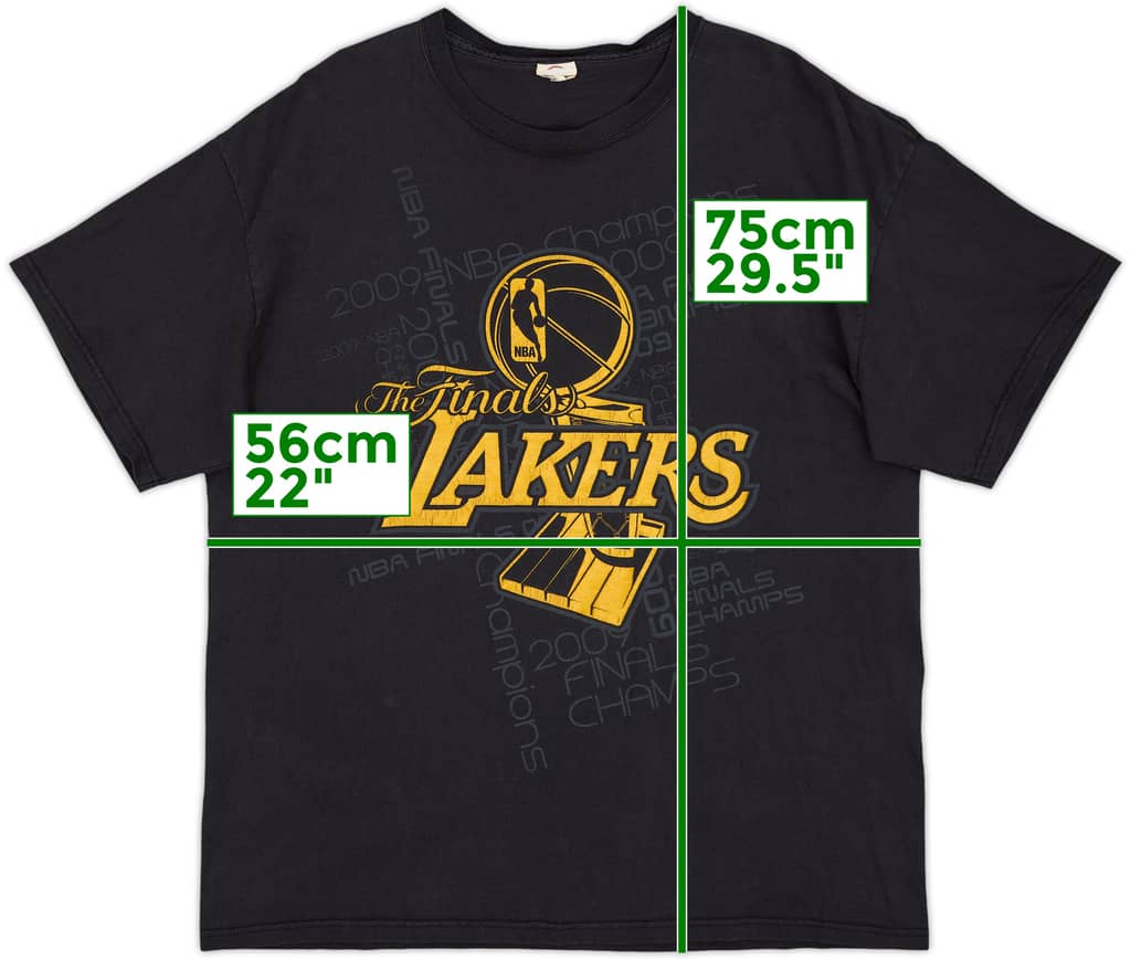 2009 LA Lakers NBA Finals Graphic Tee - 6/10 - (XL)