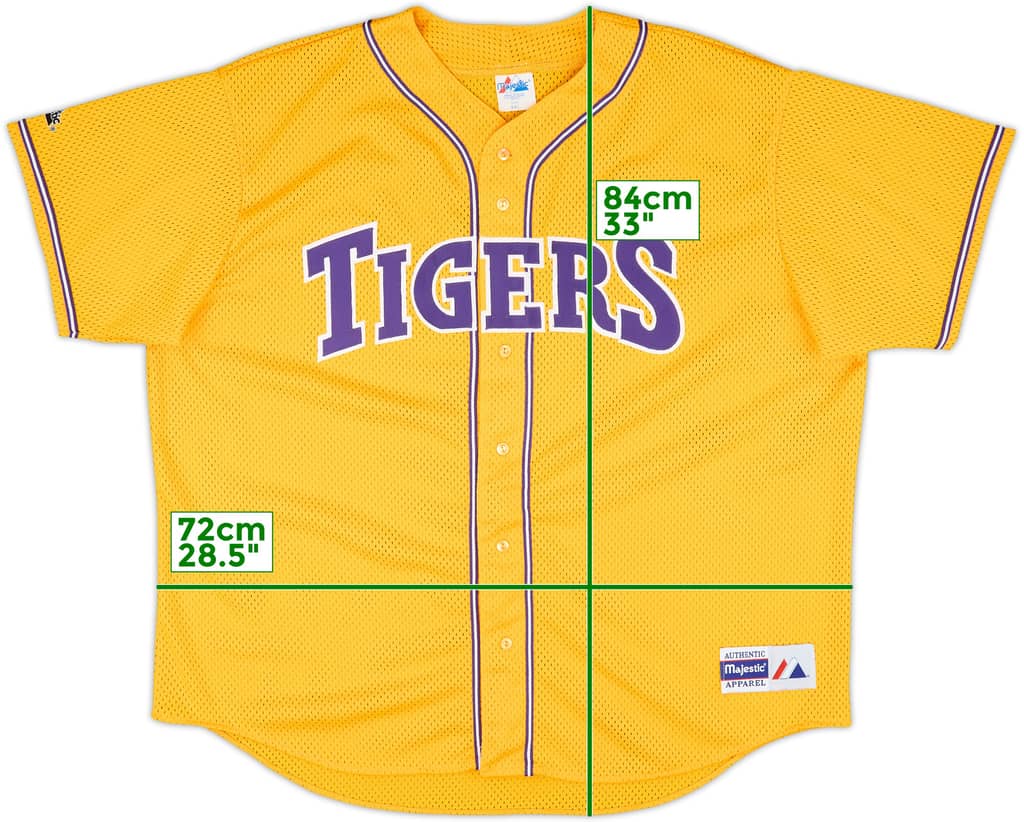 2000s LSU Tigers Majestic Alternate Jersey - 9/10 - (XXL)