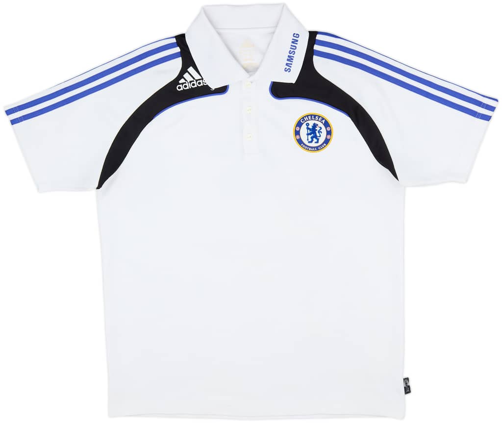 2008-09 Chelsea adidas Polo Shirt - 8/10 - (L)