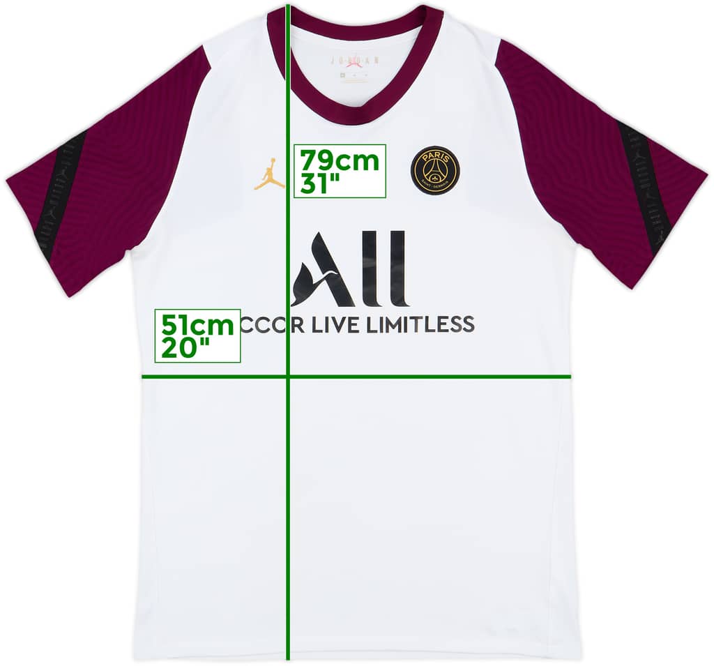 2020-21 Paris Saint-Germain Nike Jordan Training Shirt - 6/10 - (M)