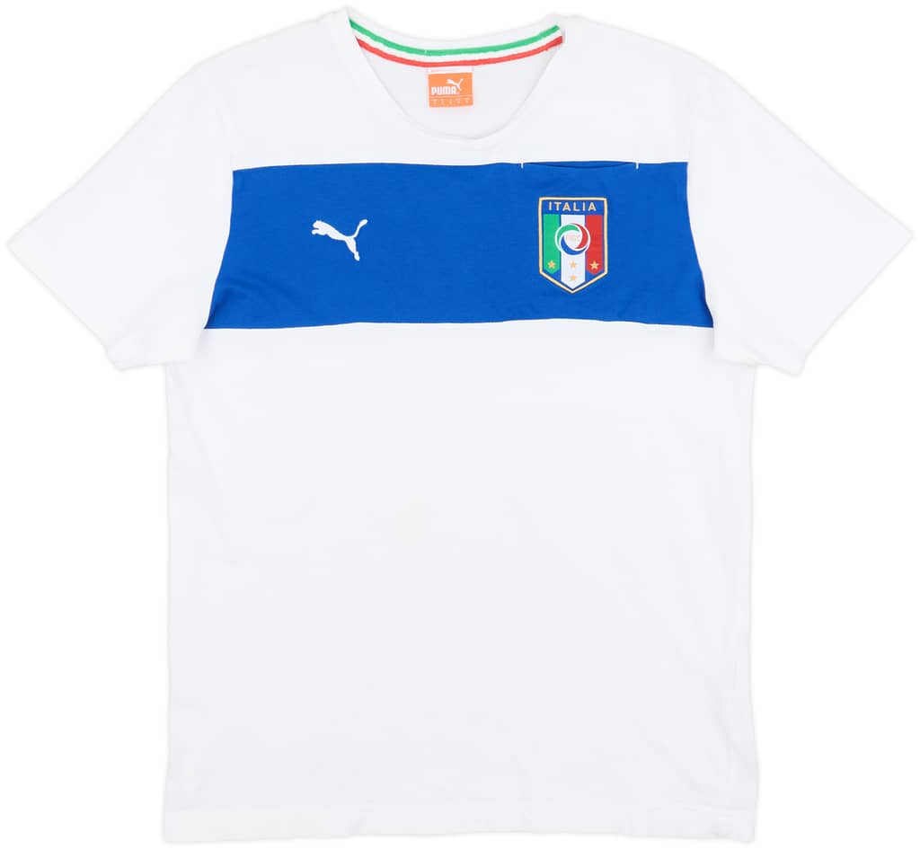 2012-13 Italy Puma Cotton Tee - 8/10 - (S)