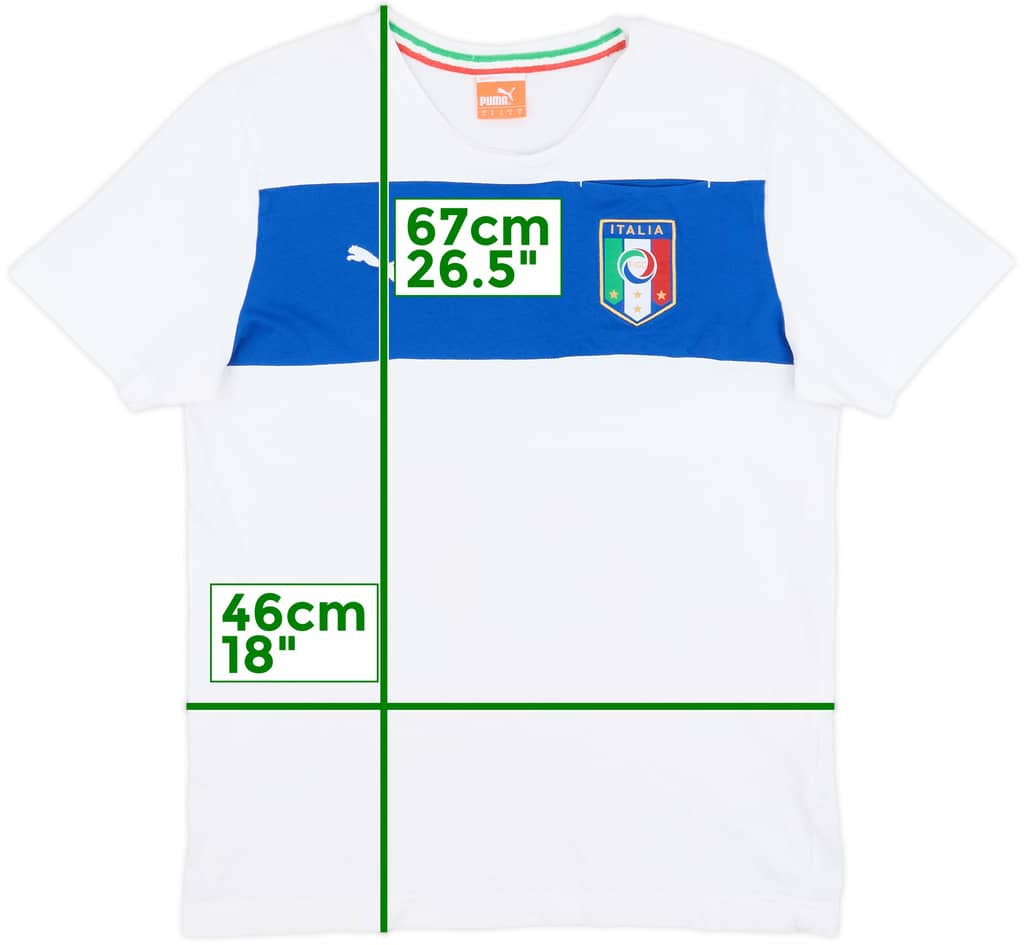 2012-13 Italy Puma Cotton Tee - 8/10 - (S)