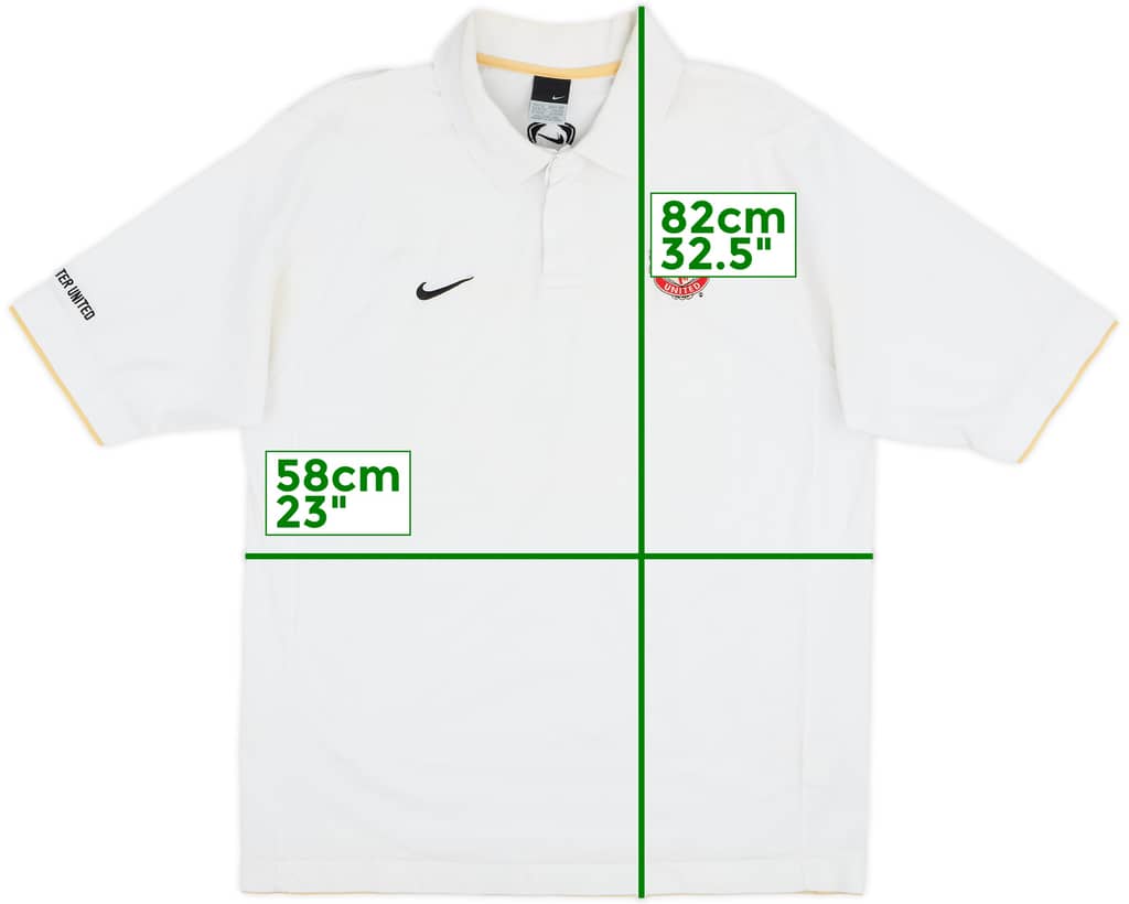 2006-07 Manchester United Nike Polo Shirt - 8/10 - (XL)