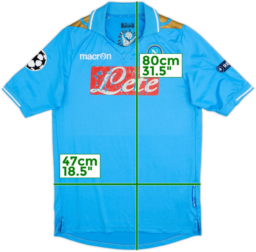 2011-12 Napoli CL Home Shirt - 5/10 - (L)