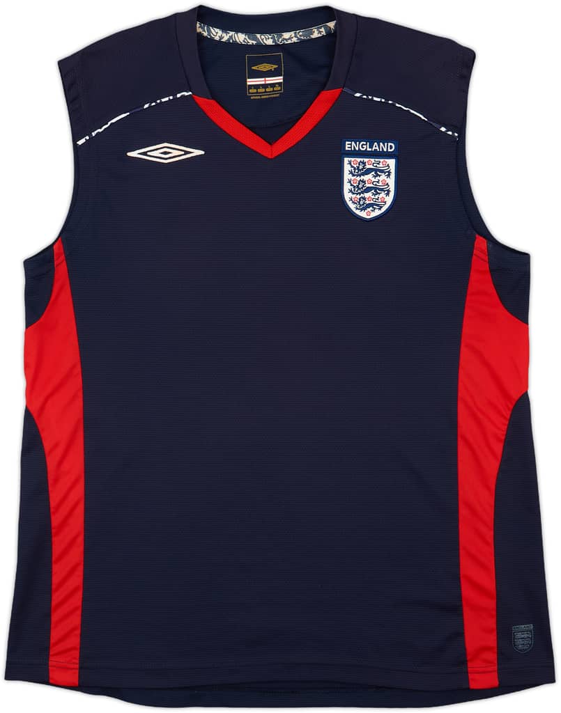 2006-07 England Umbro Training Vest - 9/10 - (L)